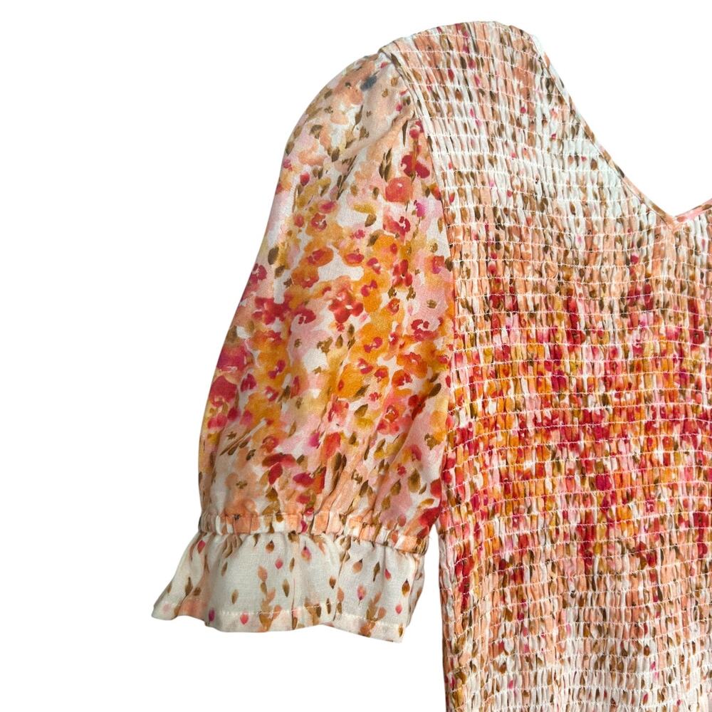 Christy Dawn, Women's 'The Brooklyn' Maxi Dress, Sunset Gladiola, Orange X-Small - Picture 9 of 12